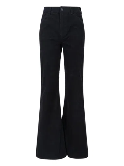 Nili Lotan Florence High-rise Flared Jeans In Black