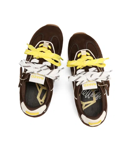 Naked Wolfe Adored Suede Sneaker In Brown