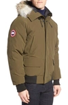 CANADA GOOSE 'Chilliwack' Down Bomber Jacket with Genuine Coyote Trim