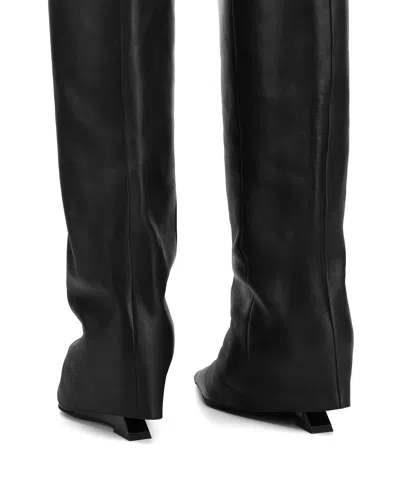 Naked Wolfe Stated Leather Boot In Black