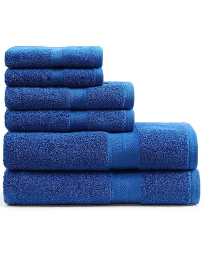 Tommy Hilfiger 200 Thread Count Modern American Solid Carded Cotton Z-twist 6pc Towel Set