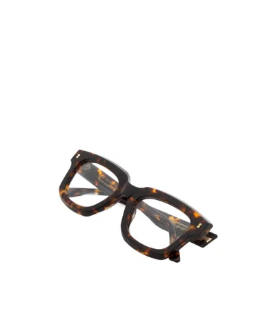 Retrosuperfuture Geometric Frame Plain Mirror In Black