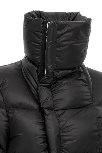 Rick Owens Woman Black Jackets In Black