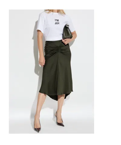 Victoria Beckham Slogan T-shirt In White