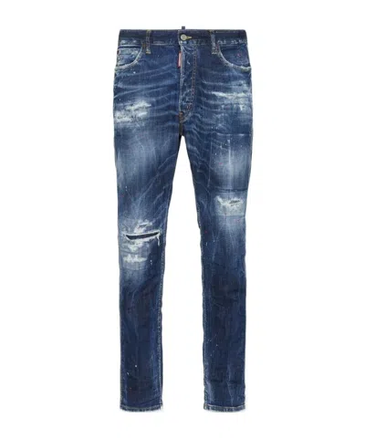 Dsquared2 Cool Guy Stretch Denim Jeans In Blue