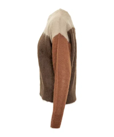 Isabel Marant Colour-block Long-sleeves Sweater In Multi