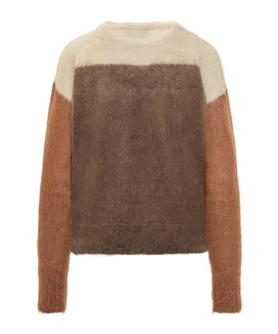 Isabel Marant Colour-block Long-sleeves Sweater In Multi