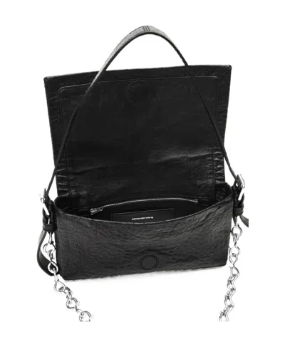 Alexander Wang Ricco Medium Flap Bag Crossbody Bags Black In Black