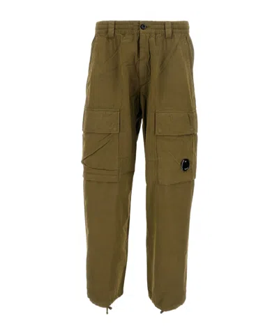 C.p. Company Cargo Pant In Microreps Peached In Green