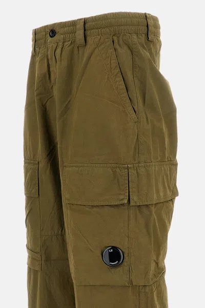 C.p. Company Cargo Pant In Microreps Peached In Green