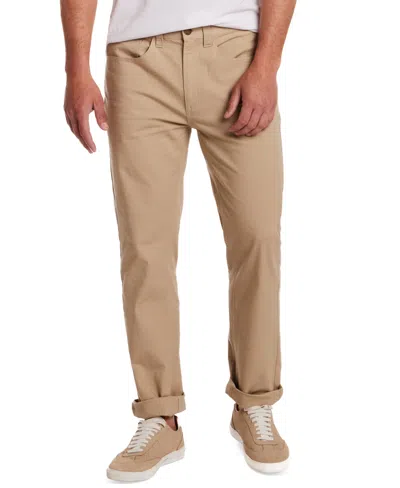Weatherproof Vintage Men's Regular-fit Linen Blend Drawstring Pants In Brown