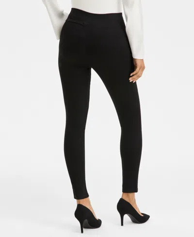 Inc International Concepts Women's High-rise Ponte-knit Leggings, Macy's Exclusive In Black