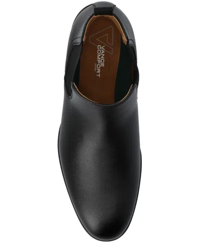Vance Co. Mens Block Heel Chelsea Boots In Black