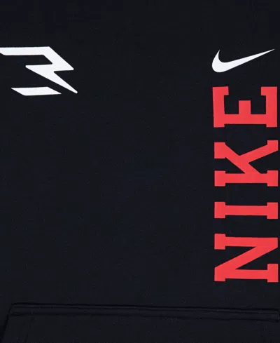 Nike 3brand By Russell Wilson Big Boys Long Sleeve Hoodie In Black