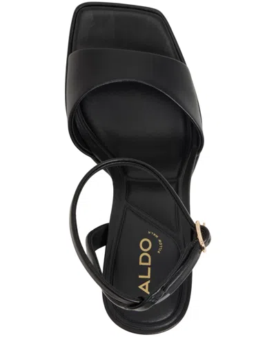 Aldo Women's Lothon Two-piece Platform Heeled Dress Sandals In Black