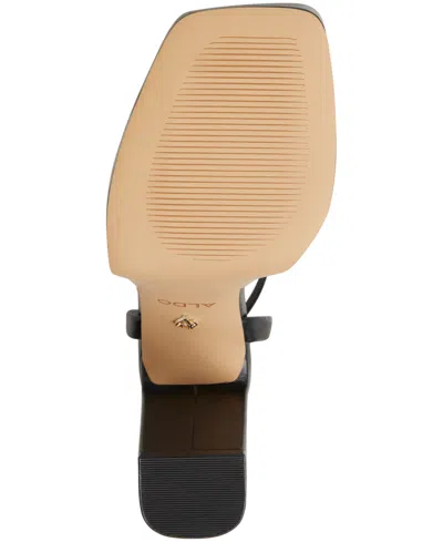 Aldo Women's Lothon Two-piece Platform Heeled Dress Sandals In Black