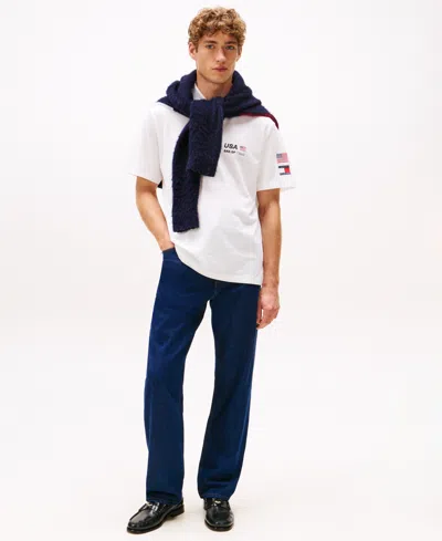 Tommy Hilfiger Tommy X Us Sailgp Team Tech Polo In Sand