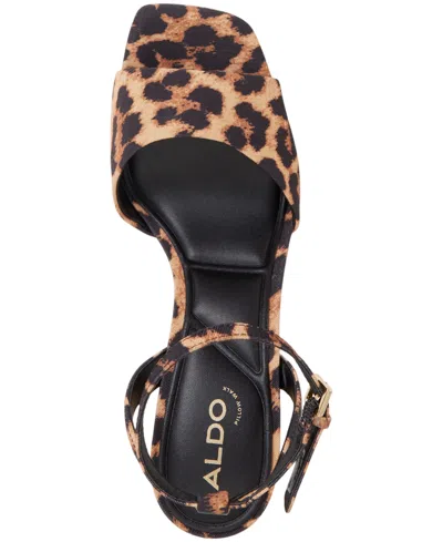 Aldo Chicgleam Ankle Strap Platform Sandal In Multi