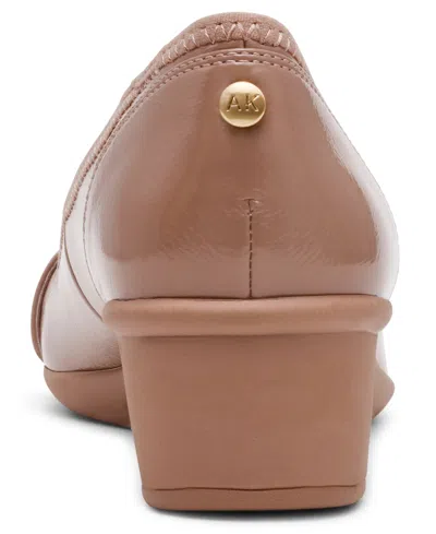 Anne Klein Women's Wyatt Buckle Wedge Pumps In Neutral