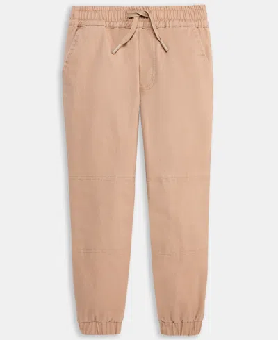 Epic Threads Toddler Boys Drawstring Twill Jogger Pants, Created For Macy's In Neutral
