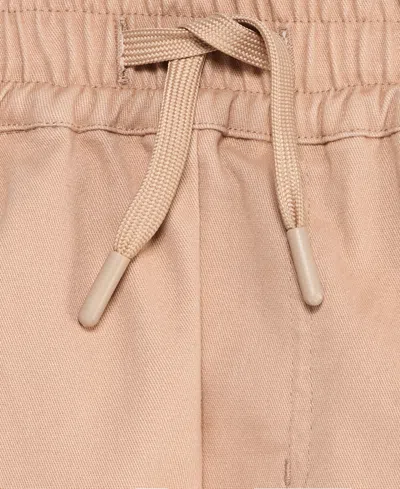 Epic Threads Toddler Boys Drawstring Twill Jogger Pants, Created For Macy's In Neutral