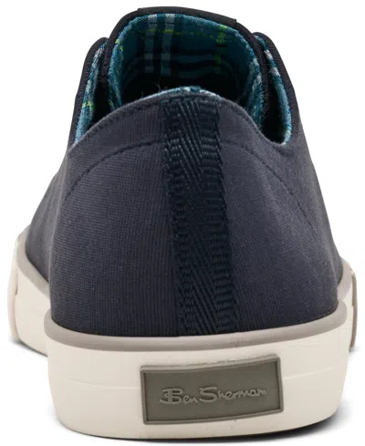 Ben Sherman Men's Hadley Low Canvas Casual Sneakers From Finish Line In Black