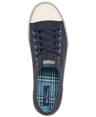Ben Sherman Men's Hadley Low Canvas Casual Sneakers From Finish Line In Black
