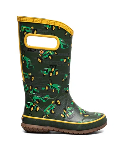 Bogs Little And Big Kids Rainboot Tractor Boots In Multi