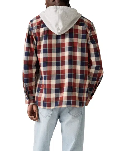 Levi's Hooded Classic Worker Shirt In Multi