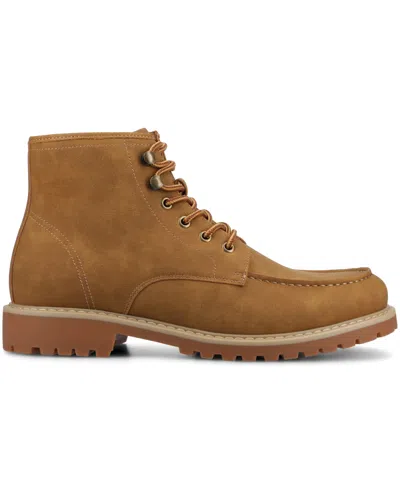 Vance Co. Mens Zeus Block Heel Chelsea Boots In Neutral