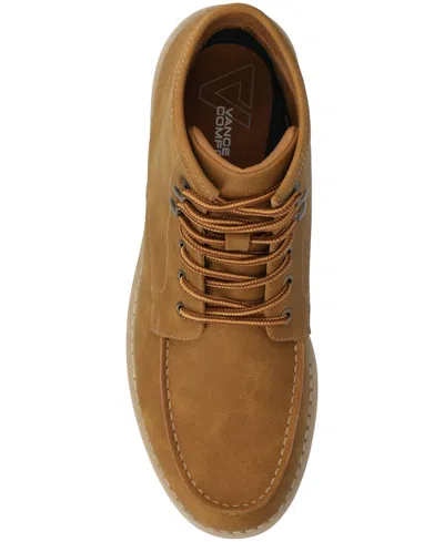 Vance Co. Mens Zeus Block Heel Chelsea Boots In Neutral