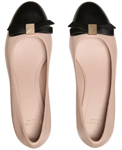 Kate Spade Women's Deco Bow Smooth Leather Ballet Pumps In Multi