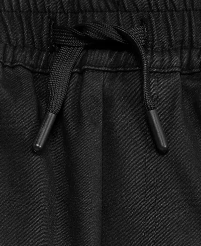 Epic Threads Toddler Boys Drawstring Twill Jogger Pants, Created For Macy's In Black