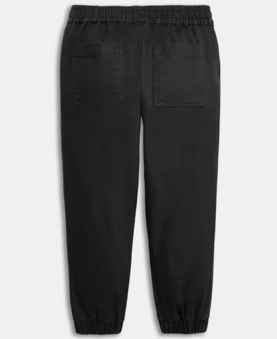 Epic Threads Toddler Boys Drawstring Twill Jogger Pants, Created For Macy's In Black
