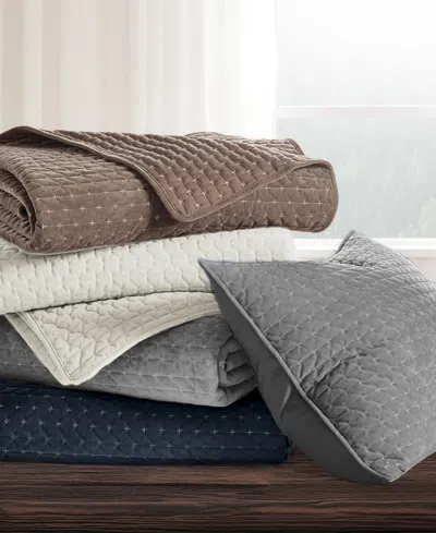 Levtex Velvet Stitch Reversible 3-pc. Quilt Set, King/california King In White