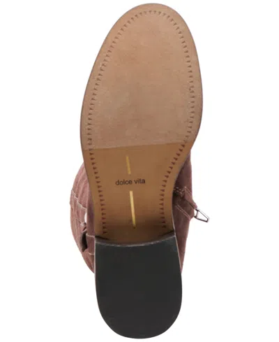 Dolce Vita Kilian H2o Boots Mahogany Suede In Brown