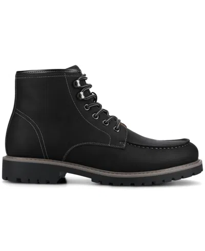 Vance Co. Mens Zeus Block Heel Chelsea Boots In Black