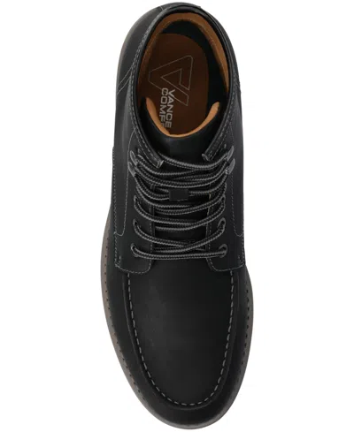 Vance Co. Mens Zeus Block Heel Chelsea Boots In Black