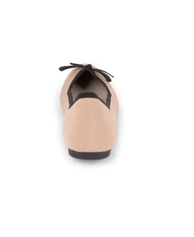 Tahari Women's Tortuga Knit Slip-on Flats In Neutral