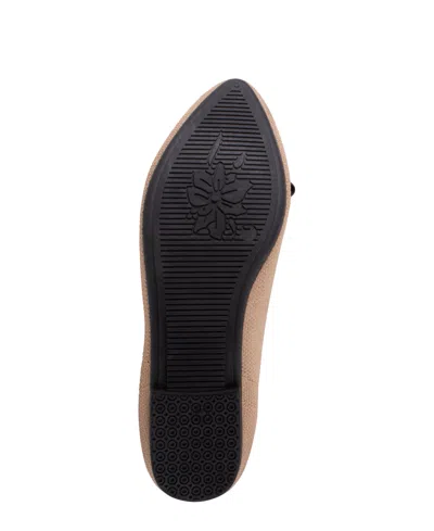 Tahari Women's Tortuga Knit Slip-on Flats In Neutral