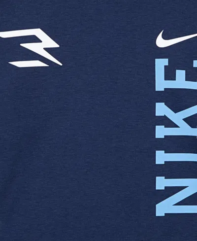 Nike 3brand By Russell Wilson Big Boys Long Sleeve Hoodie In Blue