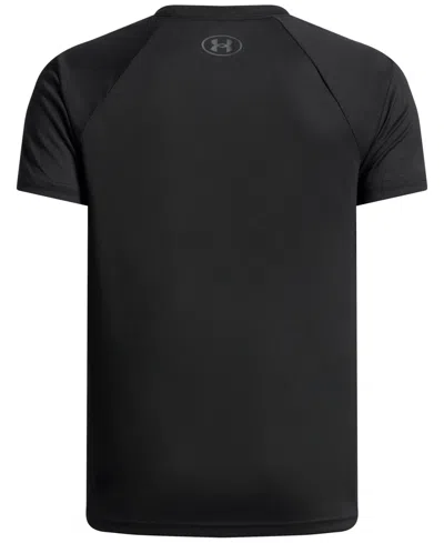 Under Armour Big Boys Tech Split Wordmark Graphic Short-sleeve T-shirt In Gray