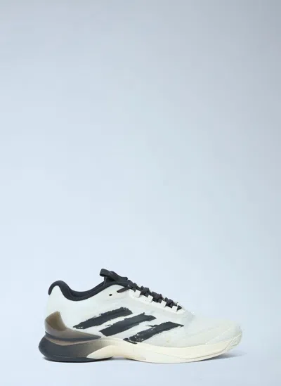 Y-3 Gray Us Open Avacourt 2 Sneakers In White
