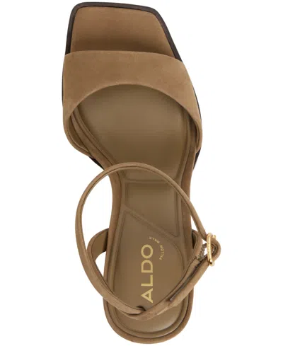 Aldo Lothon Platform Sandal In Animal Print