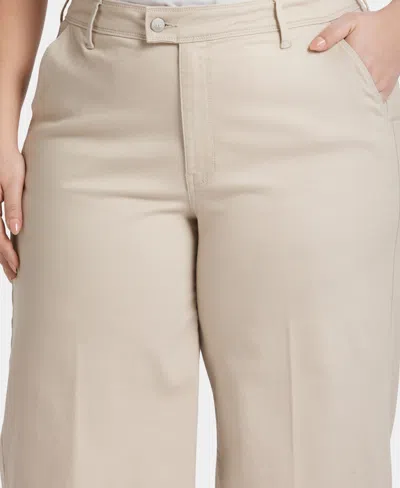 Nydj High Rise Mona Trouser Ankle Jeans In Neutral