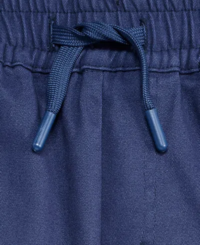 Epic Threads Toddler Boys Drawstring Twill Jogger Pants, Created For Macy's In Blue