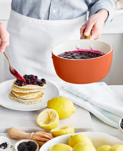 Greenpan Reserve Pro 10-piece Ceramic Nonstick Cookware Set In Orange