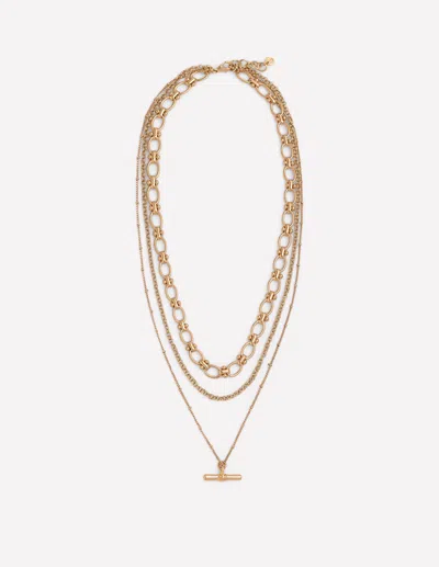 Boden Mehrlagige Halskette-gold In Burgundy