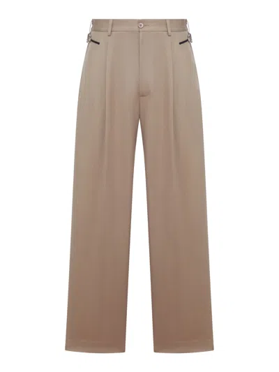 Magliano Tailored Trousers With Adjustable Waist In Brown