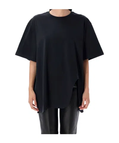 Attico Oversized T Shirt In Black